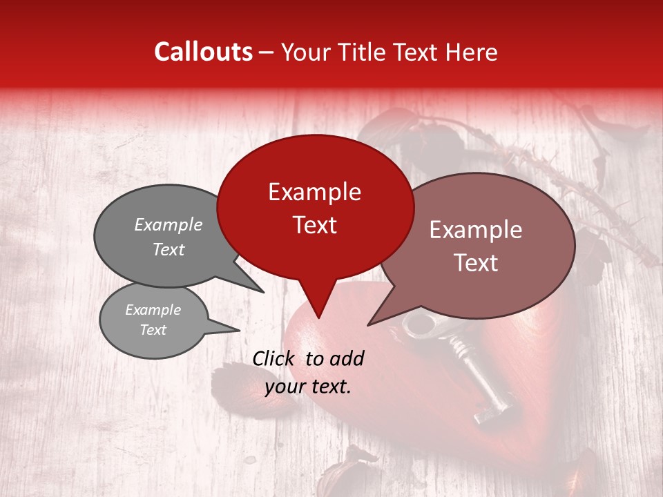 Emotion Metal Flower PowerPoint Template