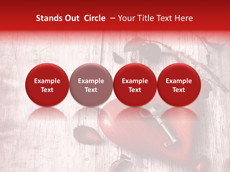 Emotion Metal Flower PowerPoint Template