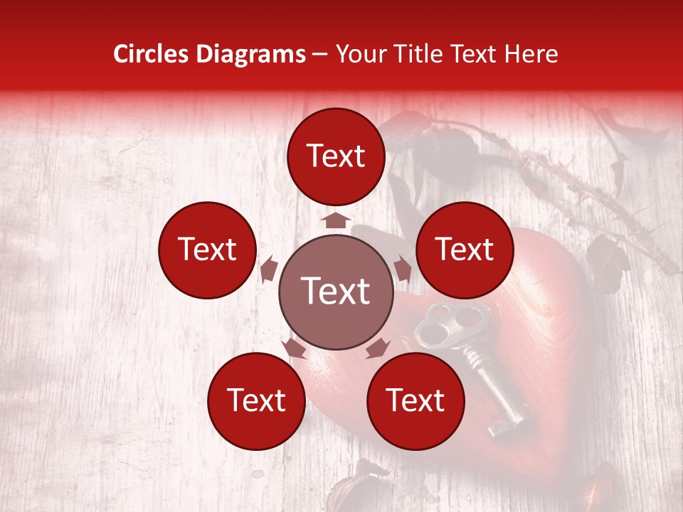 Emotion Metal Flower PowerPoint Template