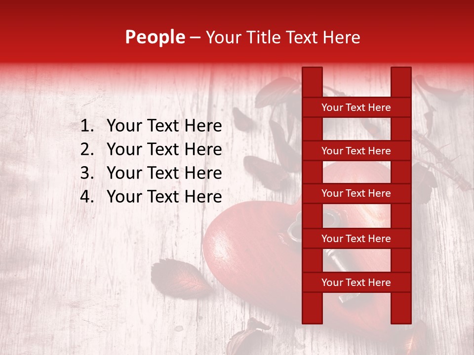 Emotion Metal Flower PowerPoint Template