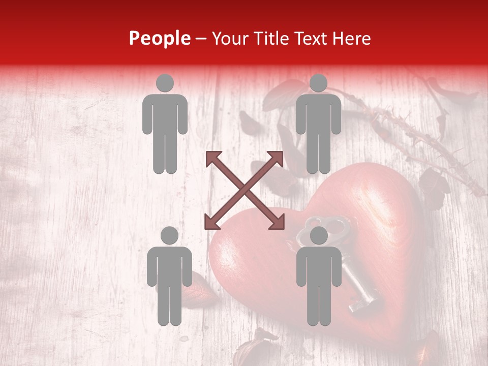 Emotion Metal Flower PowerPoint Template