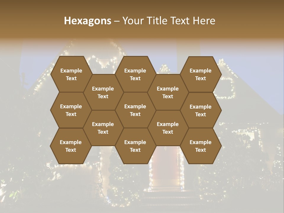 Glow Night December PowerPoint Template