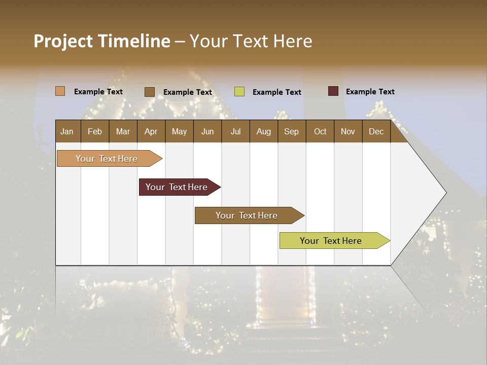 Glow Night December PowerPoint Template