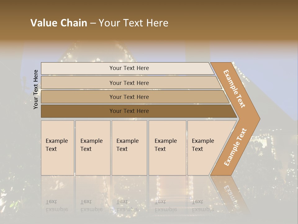 Glow Night December PowerPoint Template
