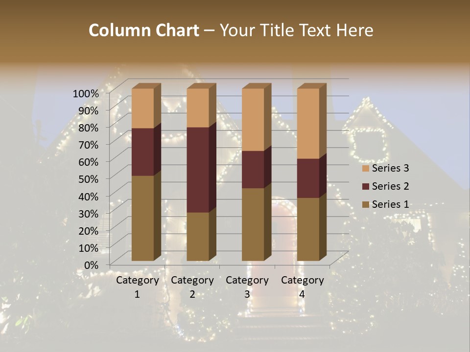 Glow Night December PowerPoint Template