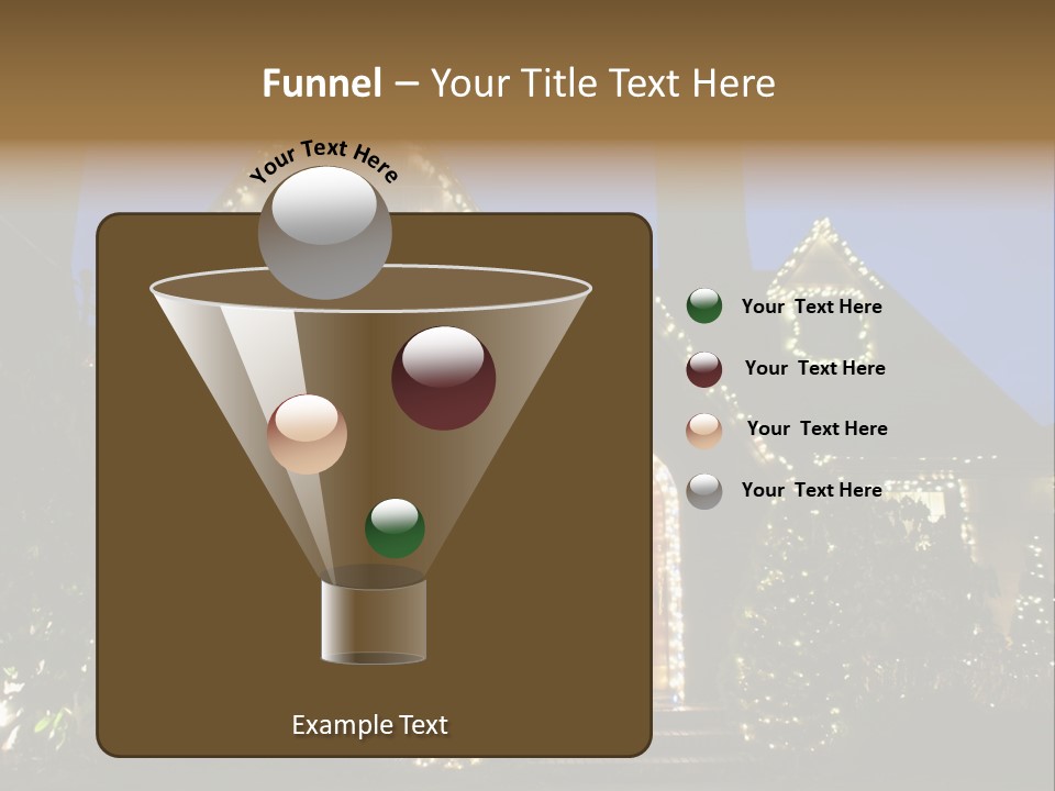 Glow Night December PowerPoint Template