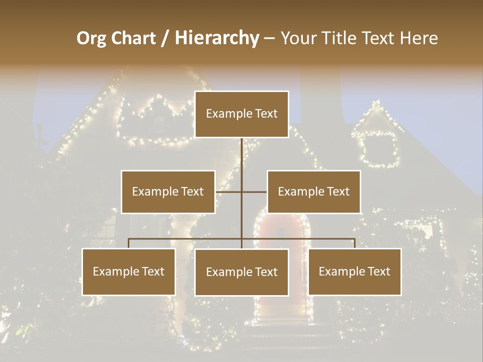 Glow Night December PowerPoint Template
