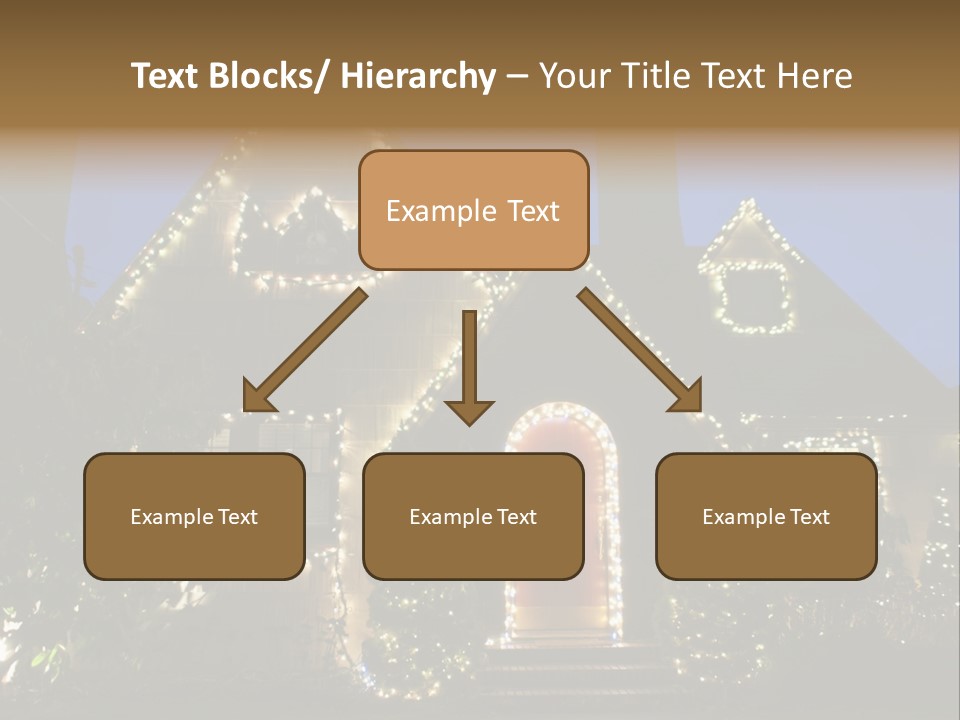 Glow Night December PowerPoint Template