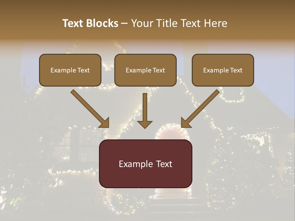 Glow Night December PowerPoint Template
