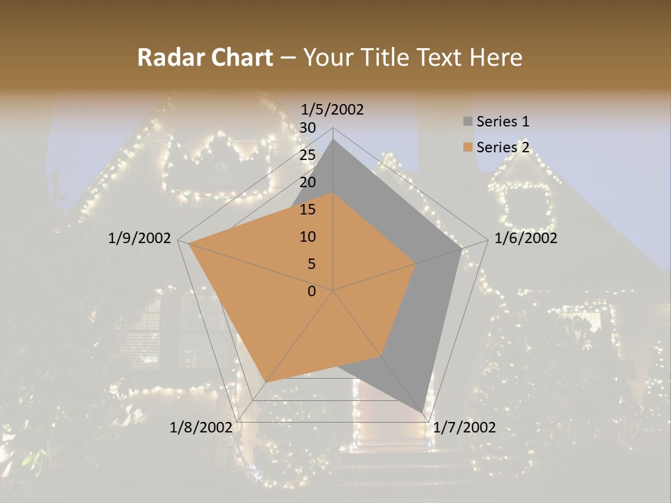 Glow Night December PowerPoint Template