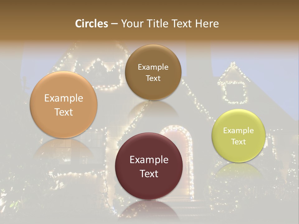 Glow Night December PowerPoint Template