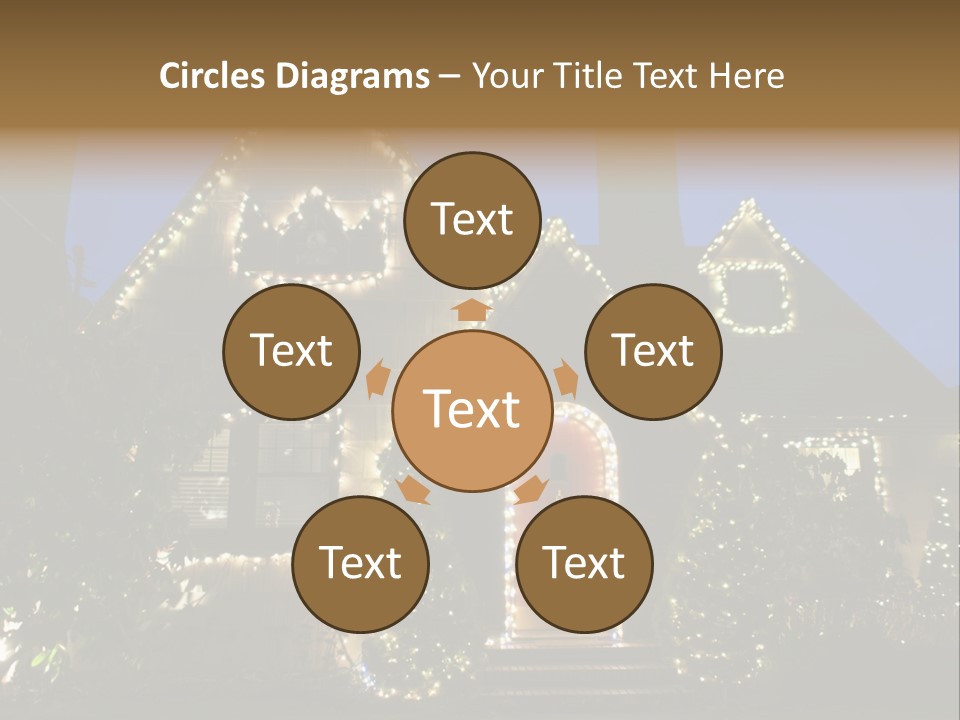 Glow Night December PowerPoint Template