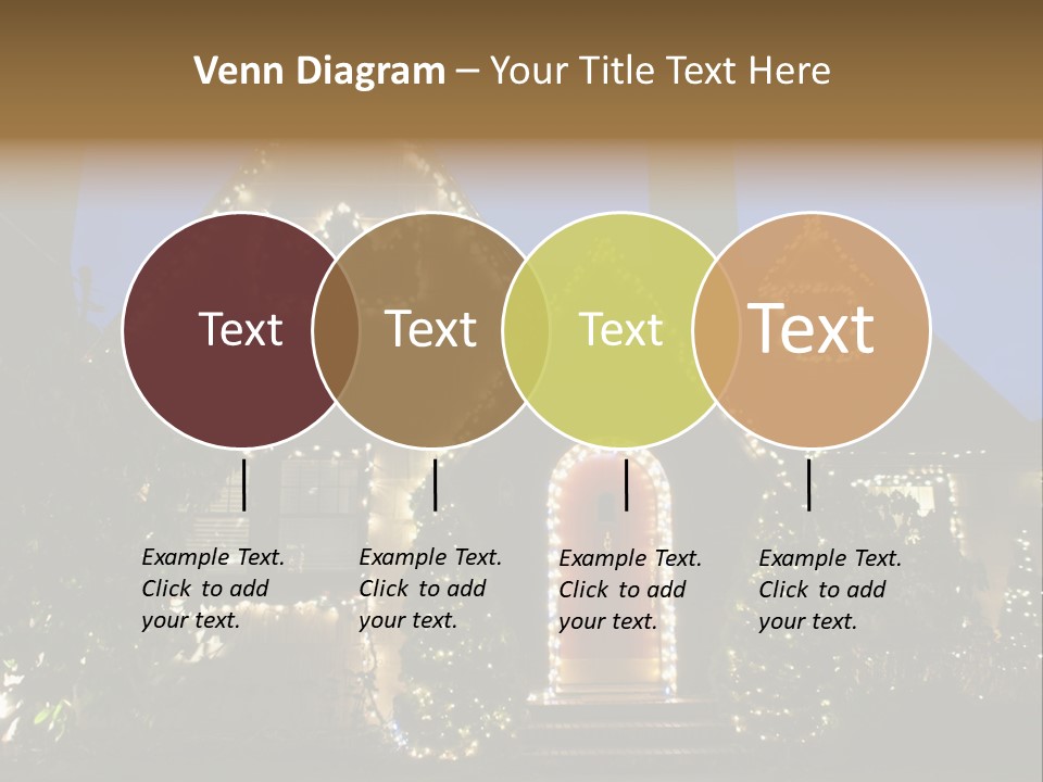 Glow Night December PowerPoint Template