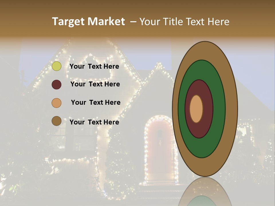 Glow Night December PowerPoint Template