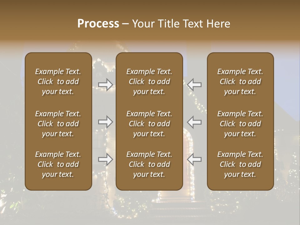Glow Night December PowerPoint Template