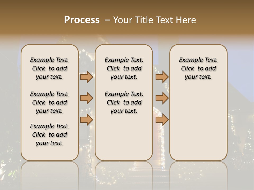 Glow Night December PowerPoint Template