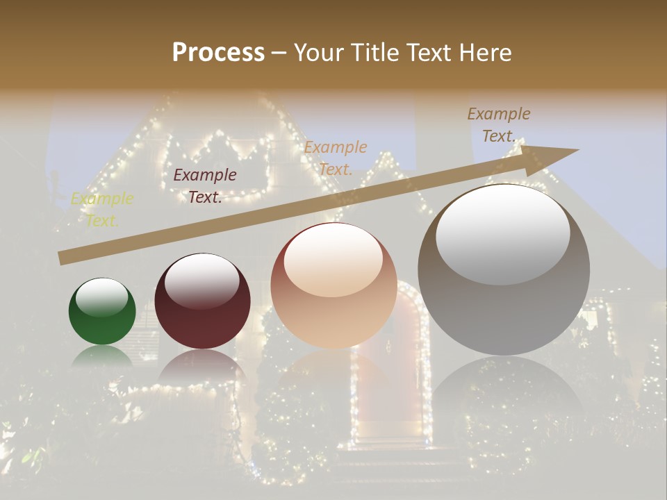 Glow Night December PowerPoint Template