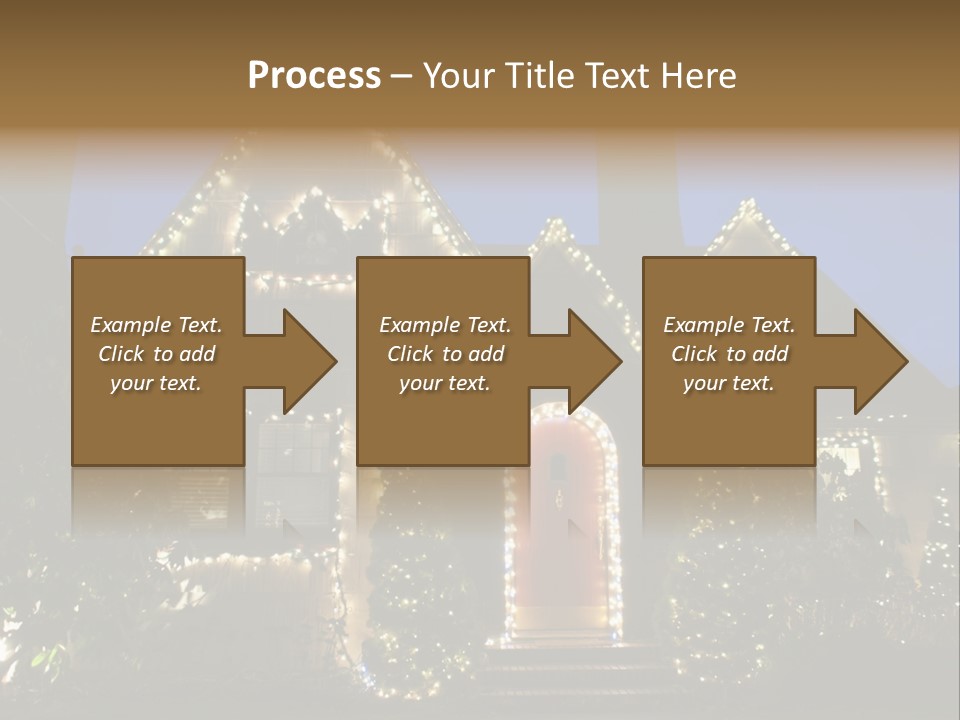 Glow Night December PowerPoint Template