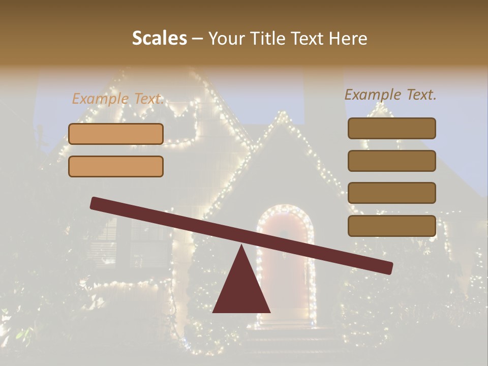 Glow Night December PowerPoint Template