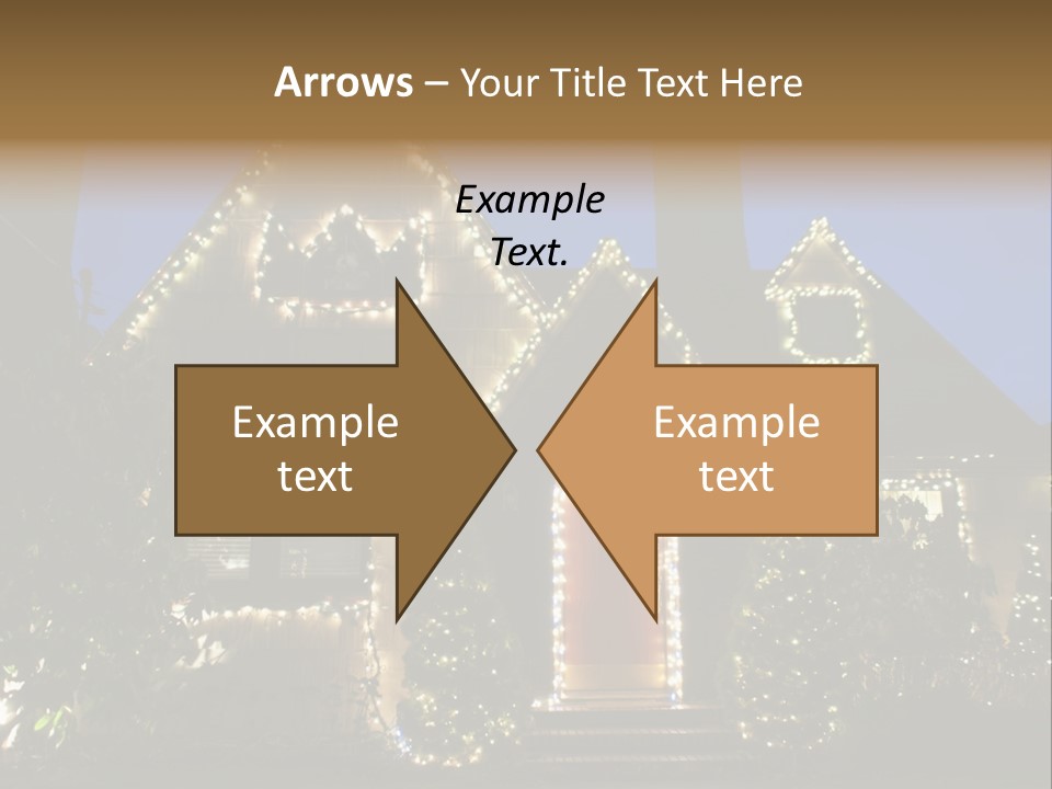 Glow Night December PowerPoint Template