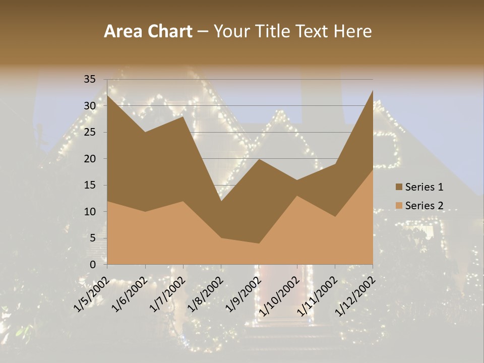 Glow Night December PowerPoint Template