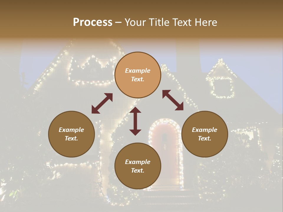 Glow Night December PowerPoint Template