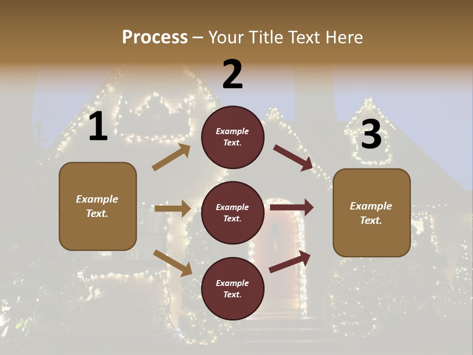 Glow Night December PowerPoint Template