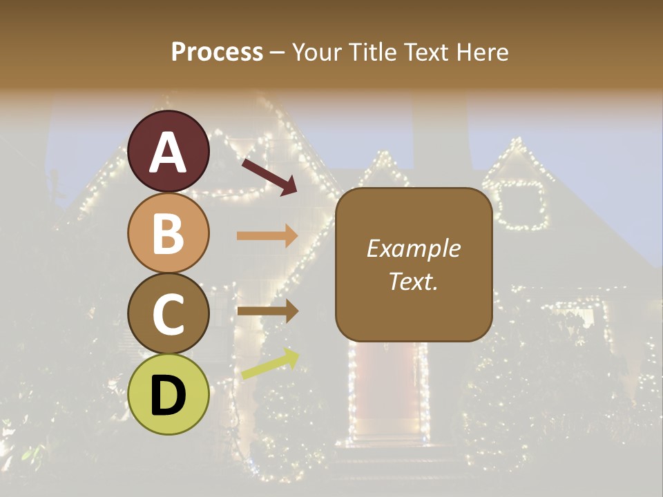 Glow Night December PowerPoint Template