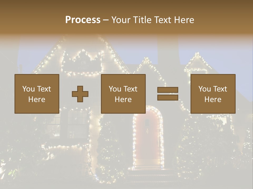 Glow Night December PowerPoint Template