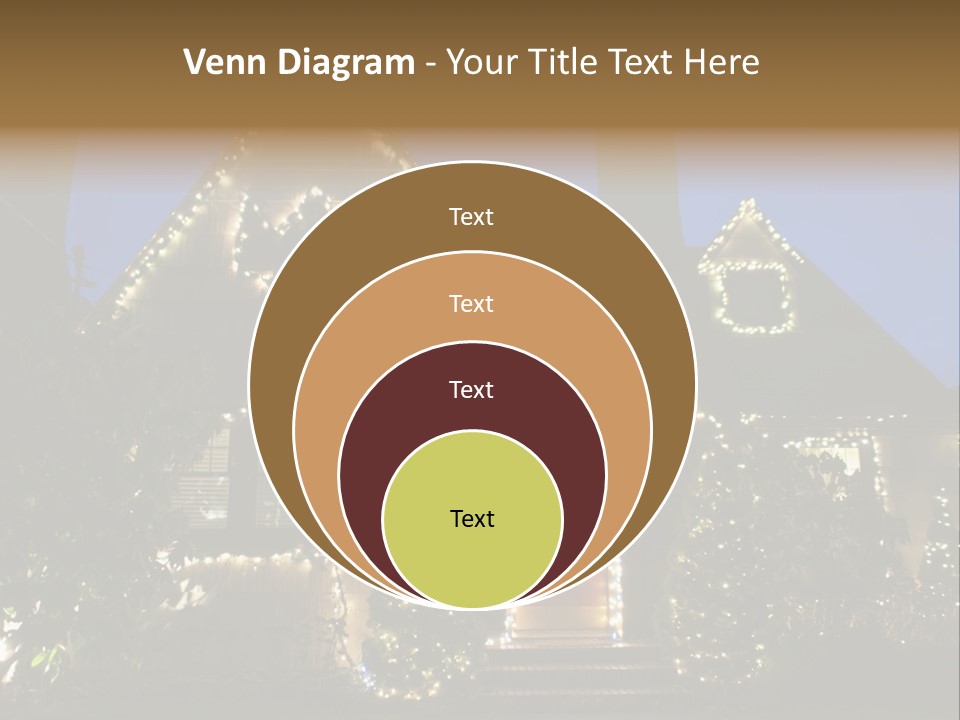 Glow Night December PowerPoint Template