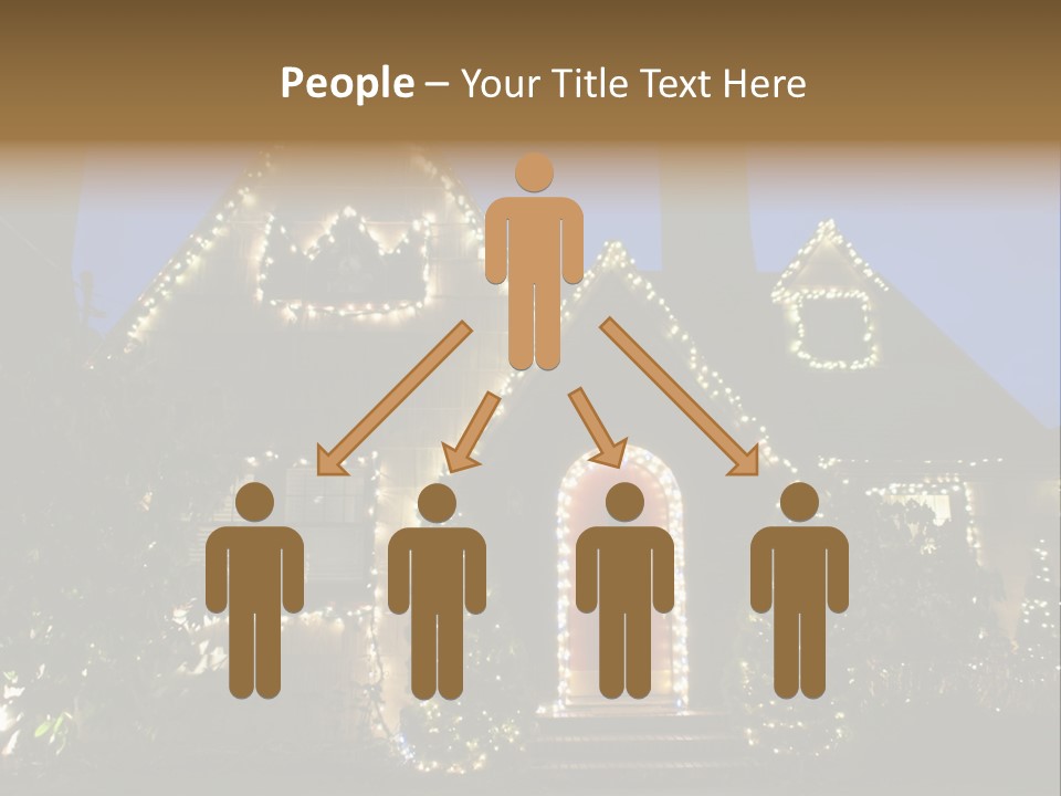 Glow Night December PowerPoint Template