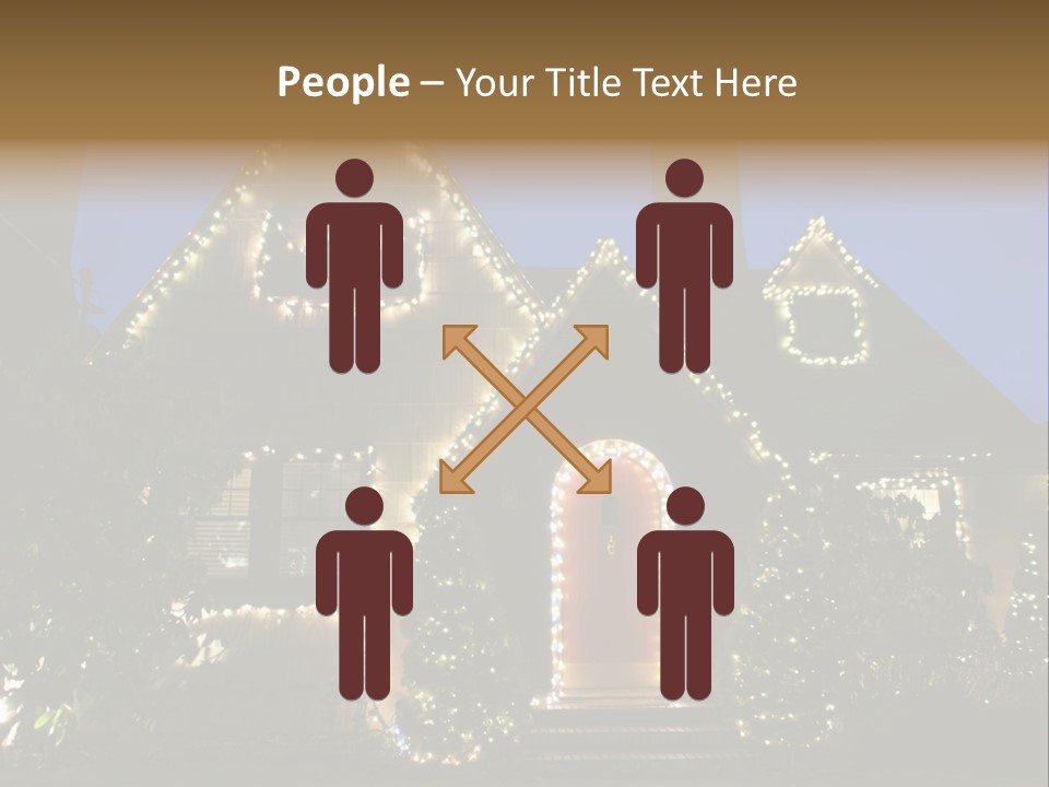 Glow Night December PowerPoint Template