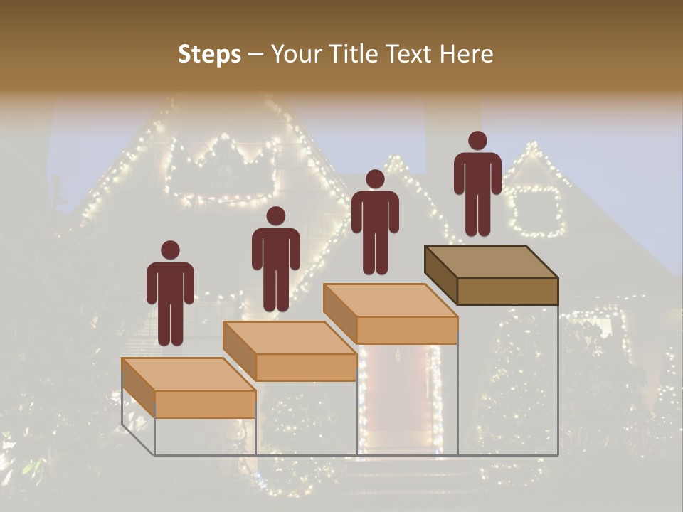 Glow Night December PowerPoint Template