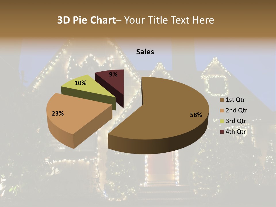 Glow Night December PowerPoint Template