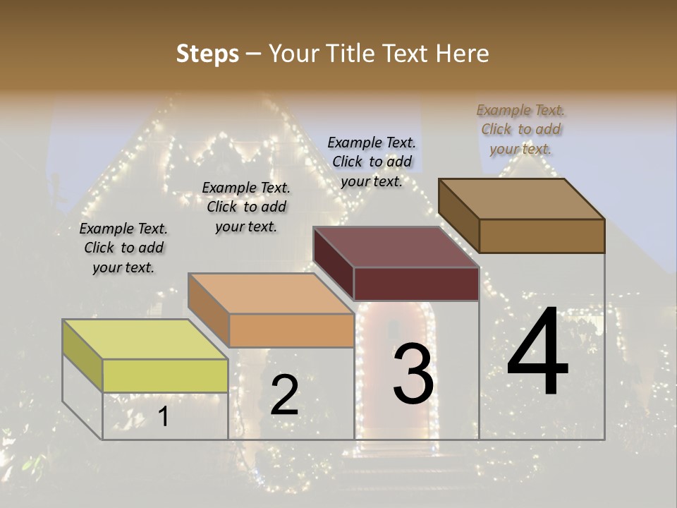 Glow Night December PowerPoint Template