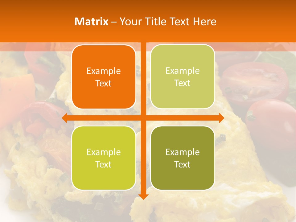 Yellow Herbs Lettuce PowerPoint Template