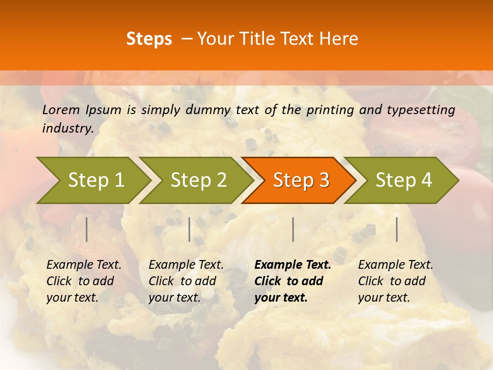 Yellow Herbs Lettuce PowerPoint Template