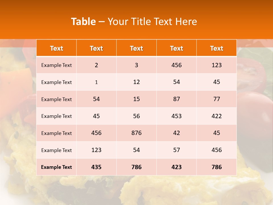 Yellow Herbs Lettuce PowerPoint Template