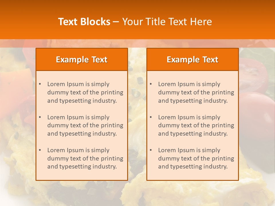 Yellow Herbs Lettuce PowerPoint Template
