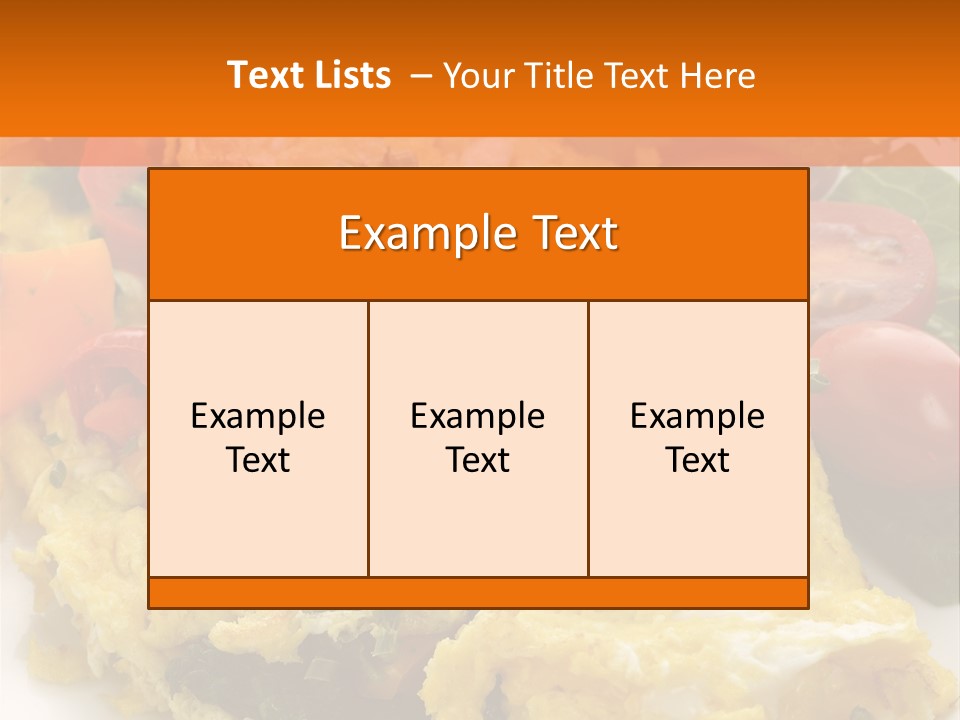 Yellow Herbs Lettuce PowerPoint Template