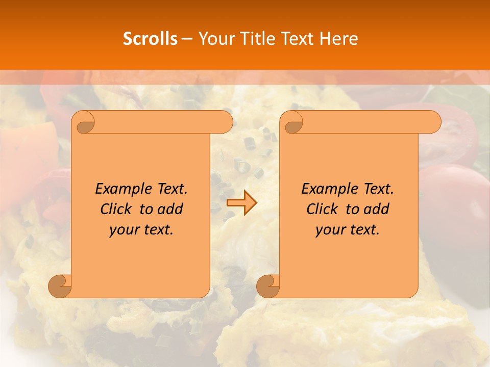 Yellow Herbs Lettuce PowerPoint Template