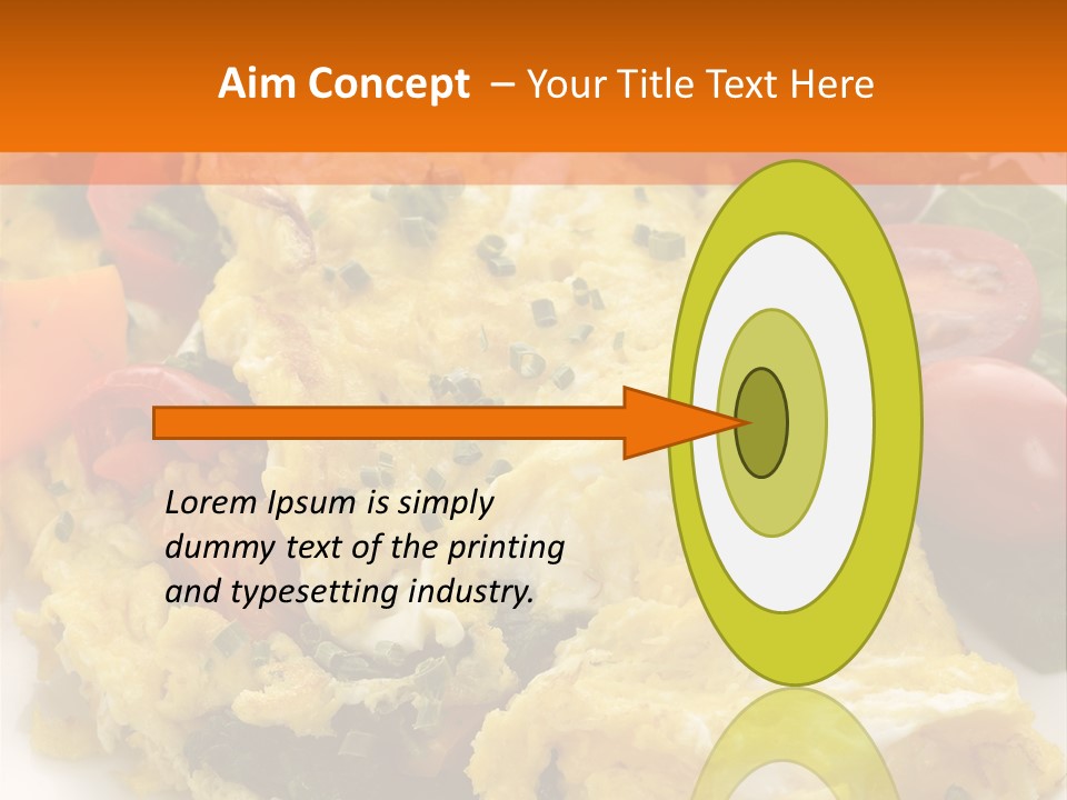 Yellow Herbs Lettuce PowerPoint Template