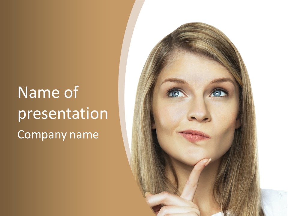 Makeup Face Fashion PowerPoint Template