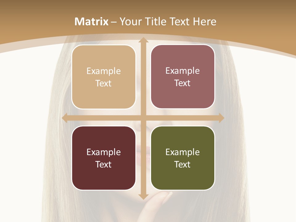 Makeup Face Fashion PowerPoint Template