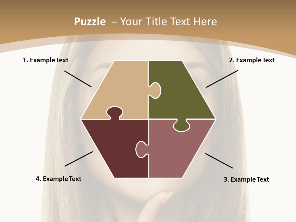 Makeup Face Fashion PowerPoint Template