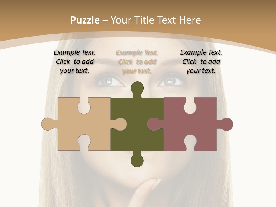 Makeup Face Fashion PowerPoint Template