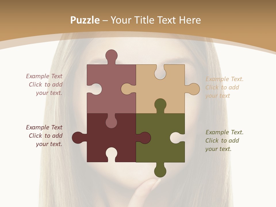 Makeup Face Fashion PowerPoint Template