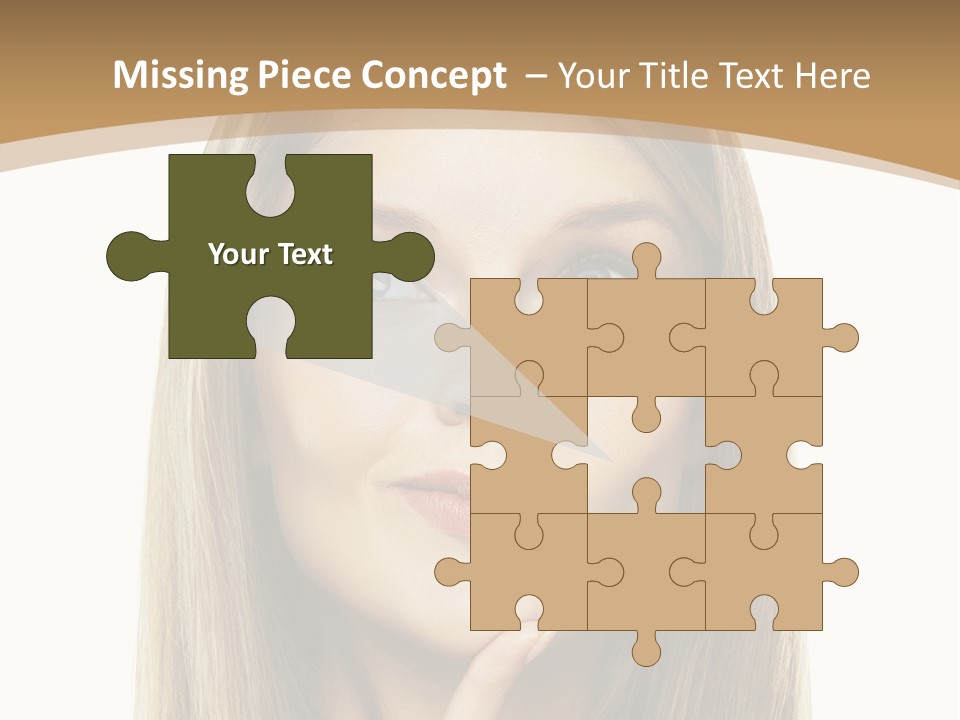 Makeup Face Fashion PowerPoint Template