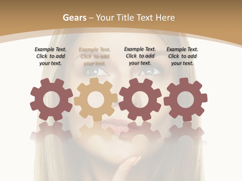 Makeup Face Fashion PowerPoint Template