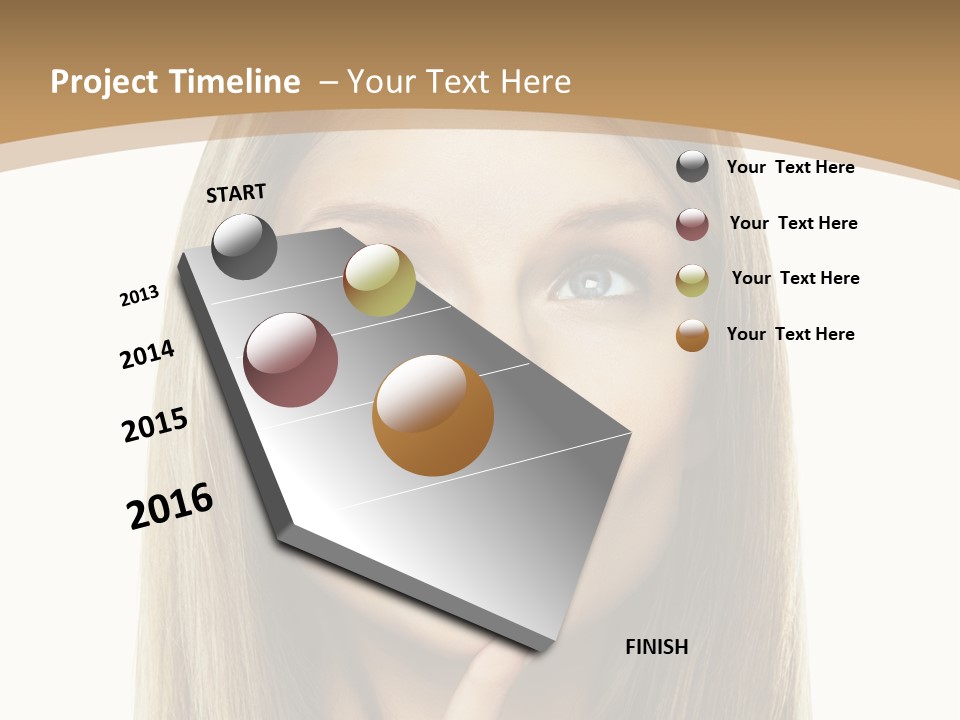 Makeup Face Fashion PowerPoint Template
